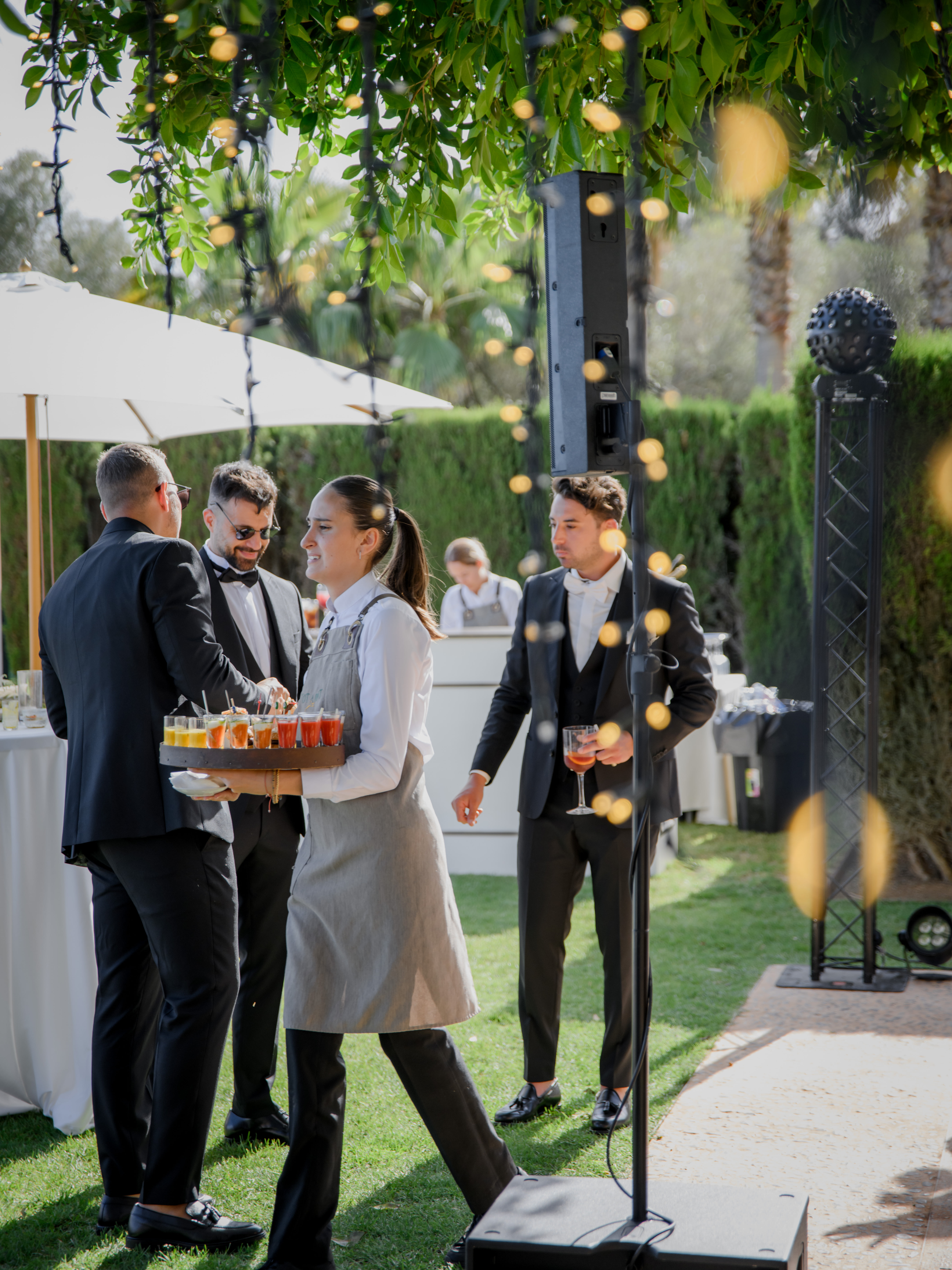 Cocktailstunde bei Mallorcahochzeit